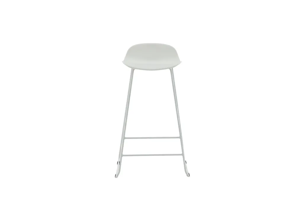 Tabouret de bar blanc Wave ergonomique - Finis les maux de dos au bar