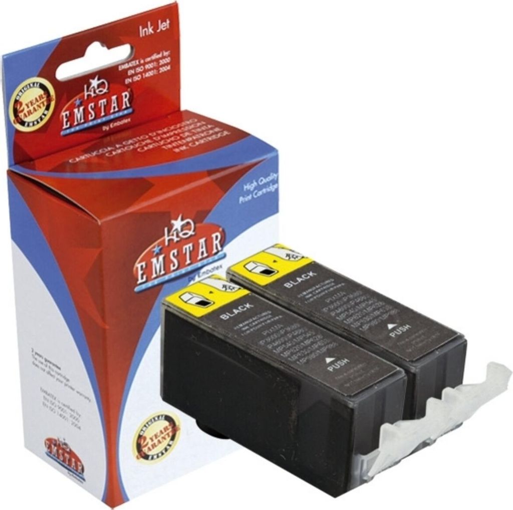 Emstar C106 Alternativ Emstar Tintenpatrone schwarz pigmentiert Doppelpack (10C101C101/C106,C106)