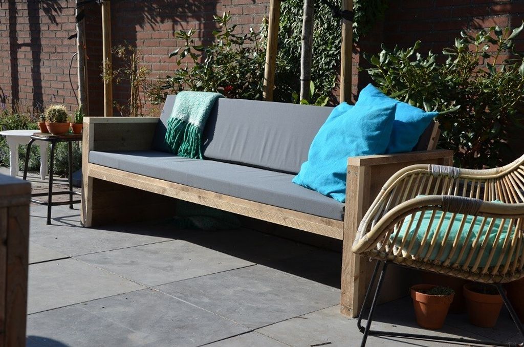 Wood4You Gartenbank Holz "Vlieland" - Wetterfest Massivholz Produktbild 6