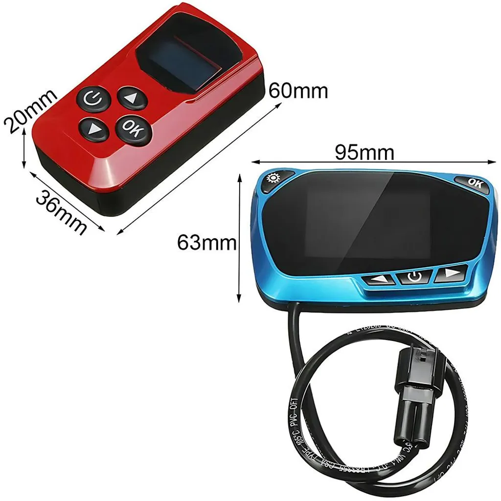 Chauffage d'appoint 12V/24V avec écran LCD et télécommande universelle - 6