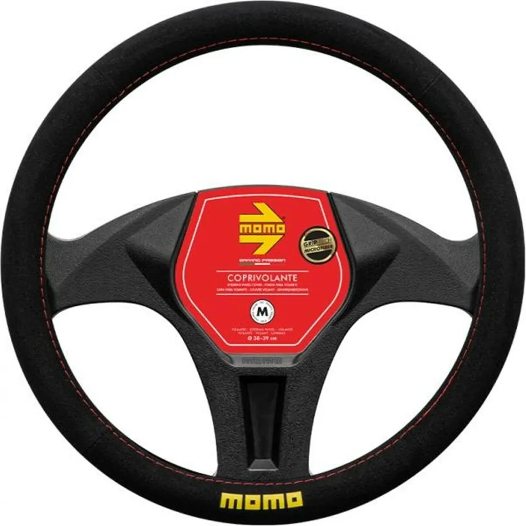 MOMO MOMLSWC0EAMKR Coprivolante Racing Nero | Grip e Stile Unico