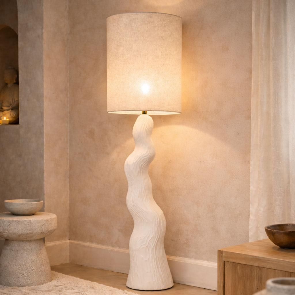 Milton & Oldbrook Stehlampe Bitola Weiß Produktbild 