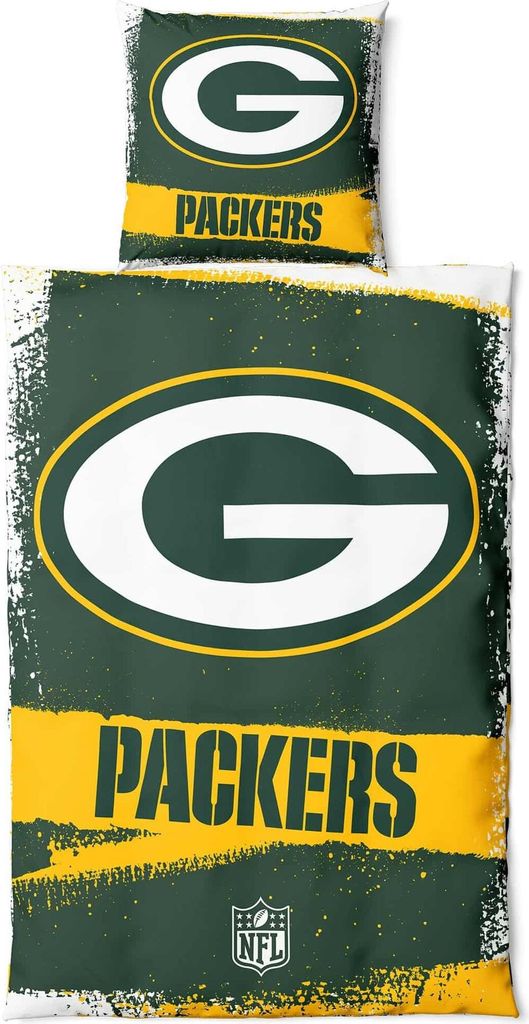 Green Bay Packers Bettwäsche-Set "RAW" Produktbild 