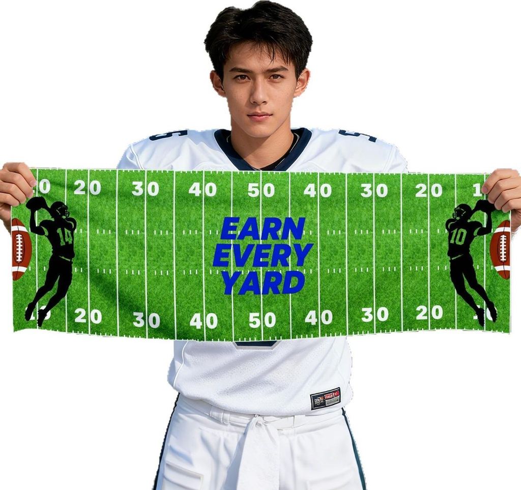 INF 30x100cm Multifunktionales Sporttuch: Schnelltrocknend, Saugfähig, Tragbar