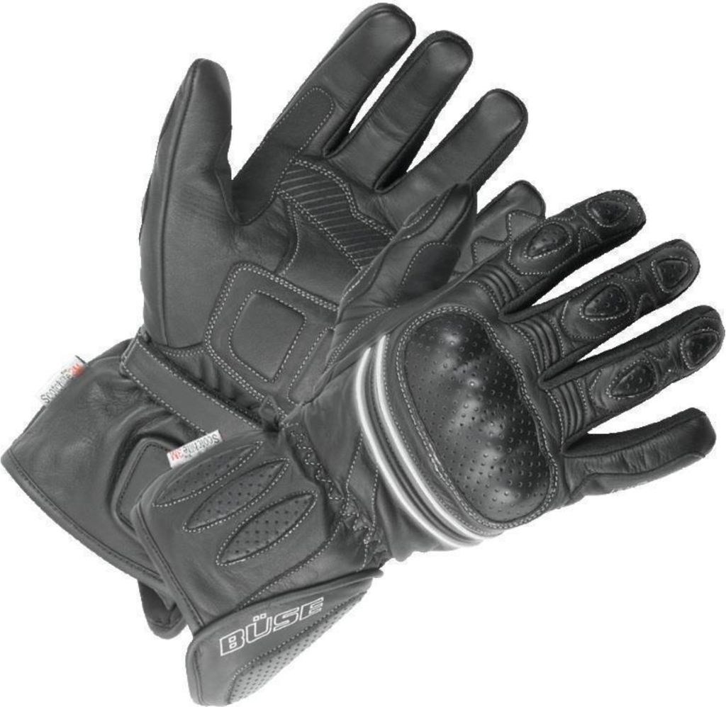 Büse Pitlane Handschuhe, schwarz, 8 (M)