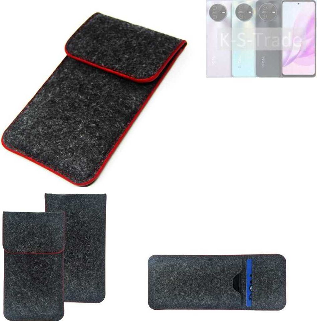 K-S-Trade Handy Schutz Hülle kompatibel mit Blackview Oscal Tiger 12 Schutzhülle Handyhülle Filztasche Pouch Tasche Case Sleeve Filzhülle