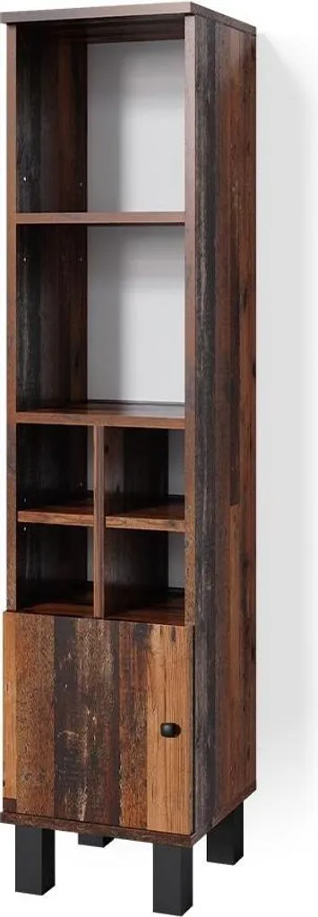 Vicco mobiletto bagno Fynn, 30 x 130.6 cm porta piccola, Rovere rustico