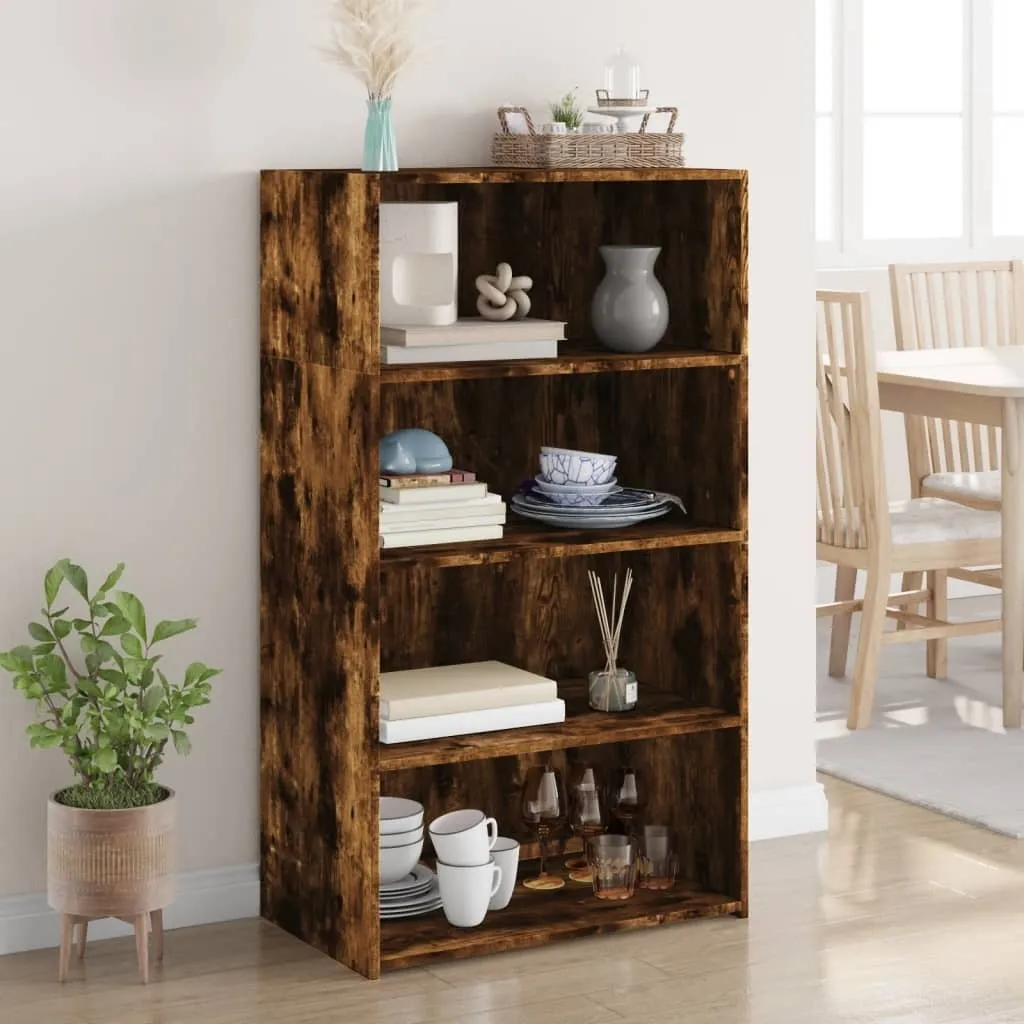 Mobile Credenza Alta Moderno Rovere Affumicato 70cm Maison Exclusive