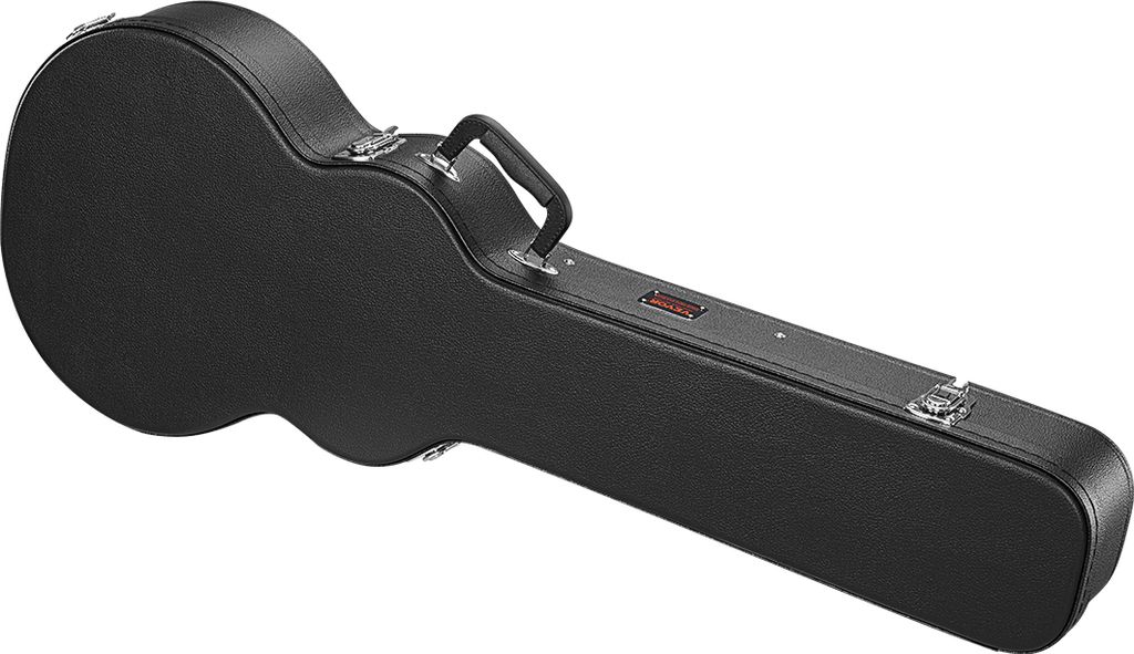 VEVOR Gitarrenkoffer, 105 cm kürbisförmiger Hartschalenkoffer für Gitarre, mit Schloss, Riegel, Schlüsselgriff, PVC-Polsterung, case, Hartschal...