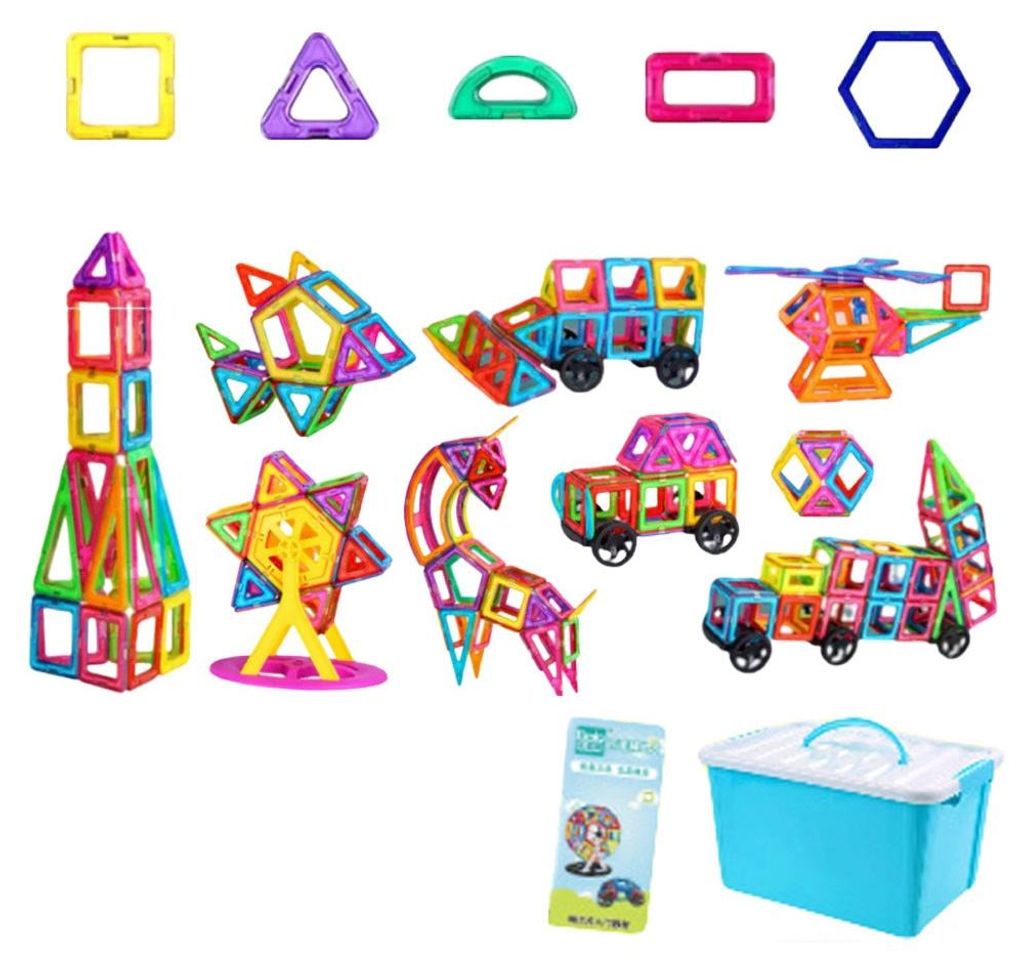 Magnetische Bausteine 84 Teile mini Magnet Spielzeug Kinder DIY Magnetspielzeug Magnet Spielzeug Lernspielzeug Geburtstag Vorschule Kinder Kleinkin...