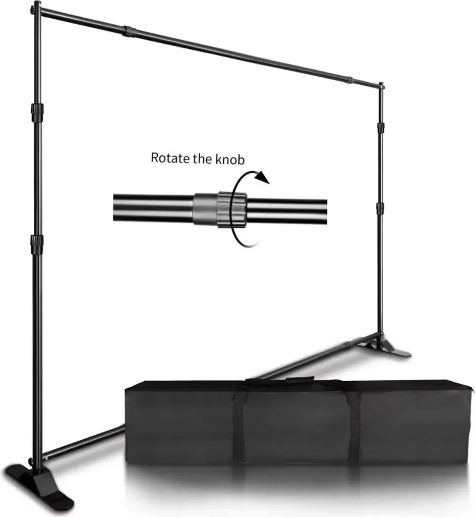 Support fond photo stable 25x3m anti-affaissement et double couche