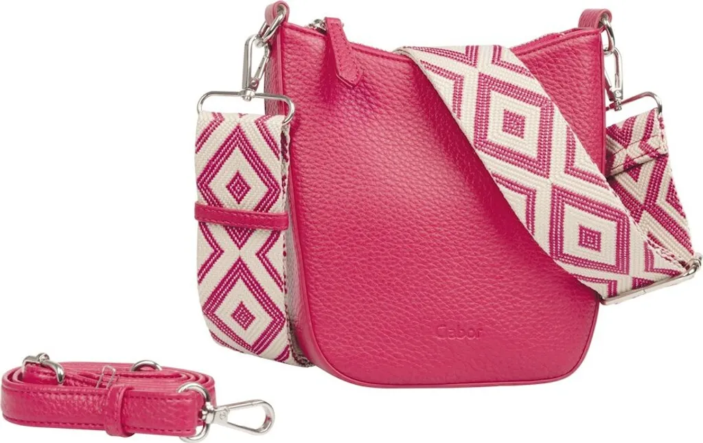 Gabor Linda Sac à bandoulière Rose - Petit Cross Bag XS Chic pour Femmes