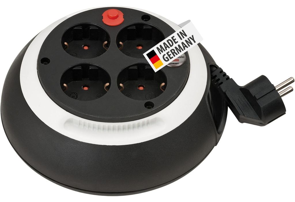 Brennenstuhl Comfort-Line KabelBox CL-S 4-fach schwarz/weiß Produktbild 
