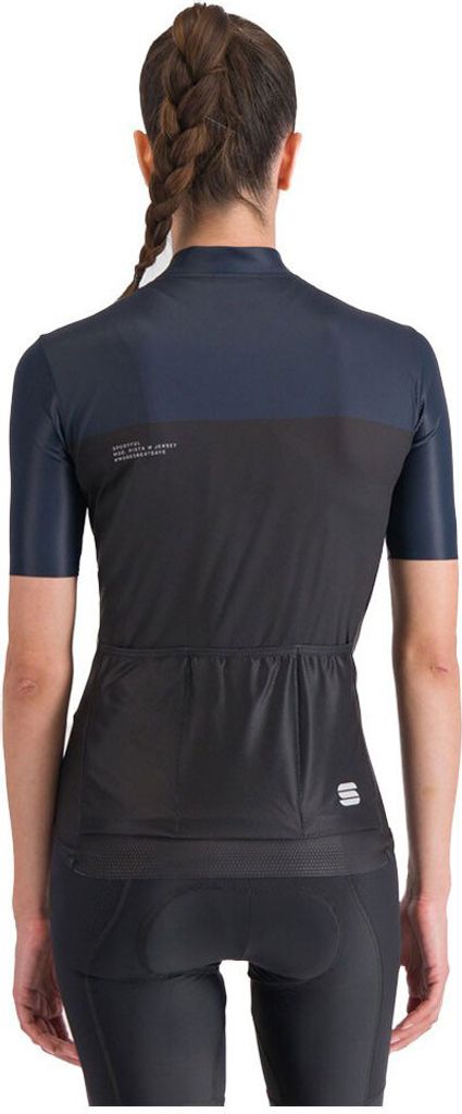 Sportful Pista Kurzarm-radtrikot Schwarz S Frau Schwarz S