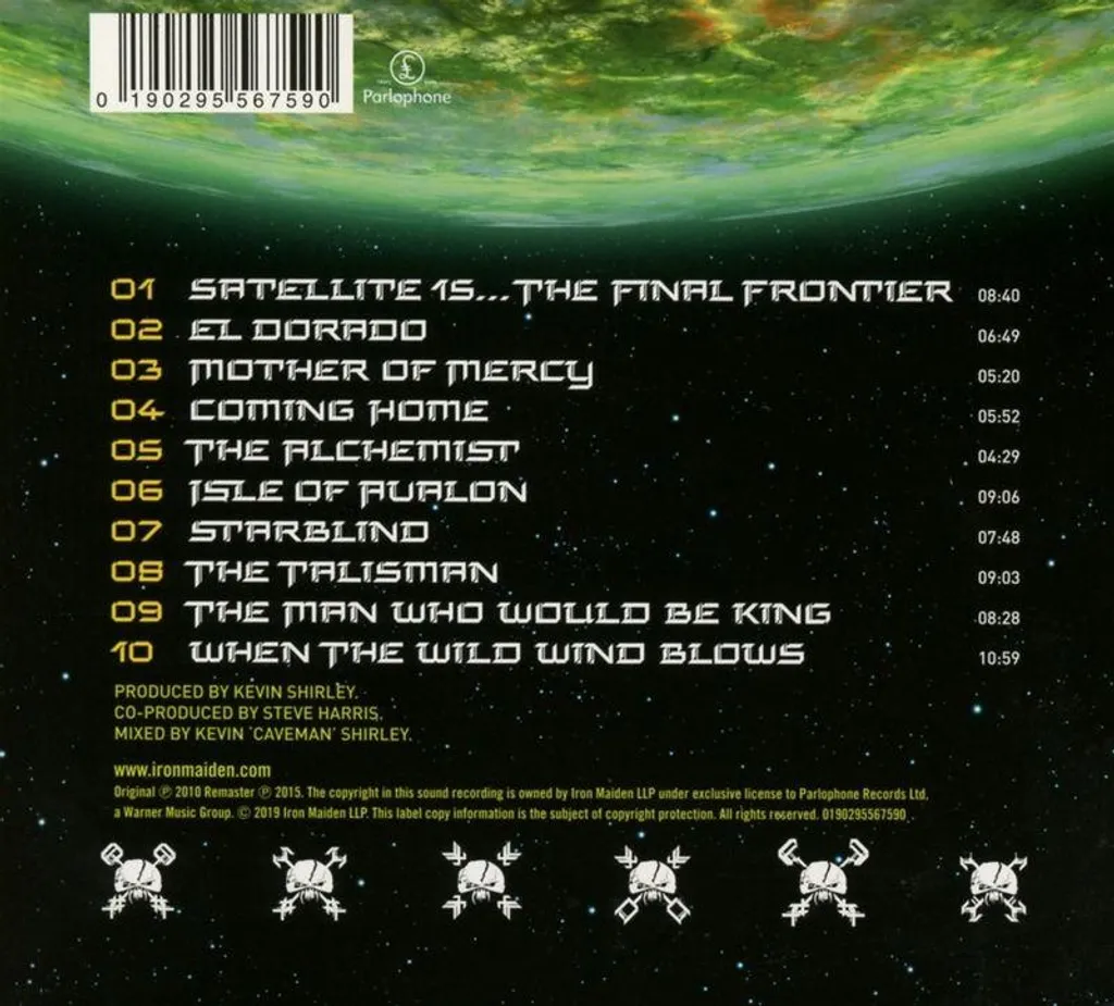 Iron Maiden CD The Final Frontier Album Heavy Metal Édition Standard