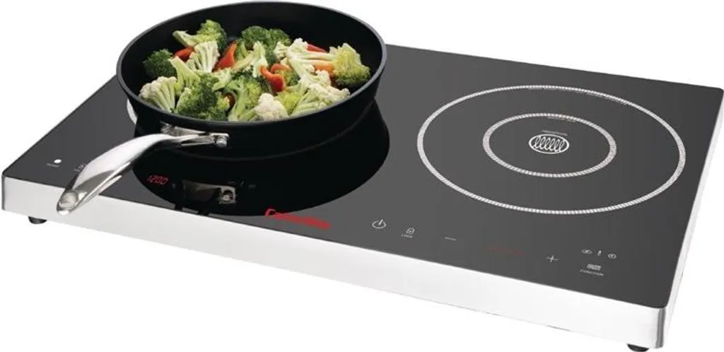 Réchaud induction double Caterlite 3000W idéal pour traiteur et camping