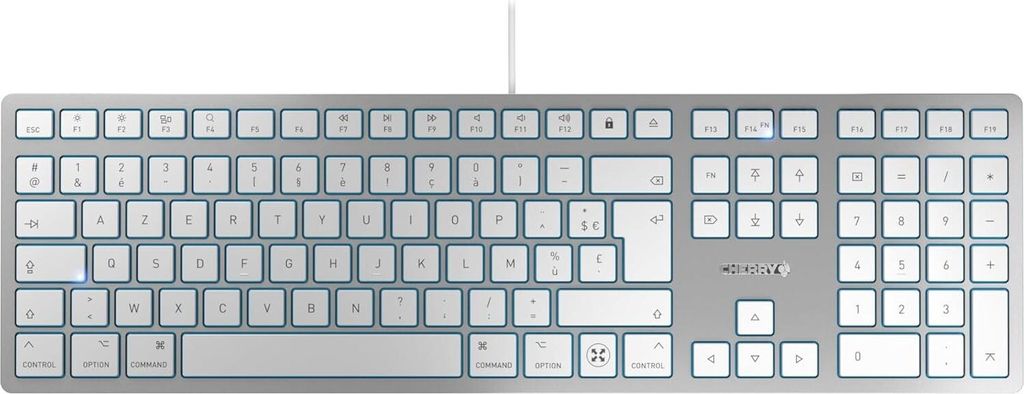 Cherry KC 6000C FOR MAC - przewodowa - USB - przełącznik Zdjęcie produktu 