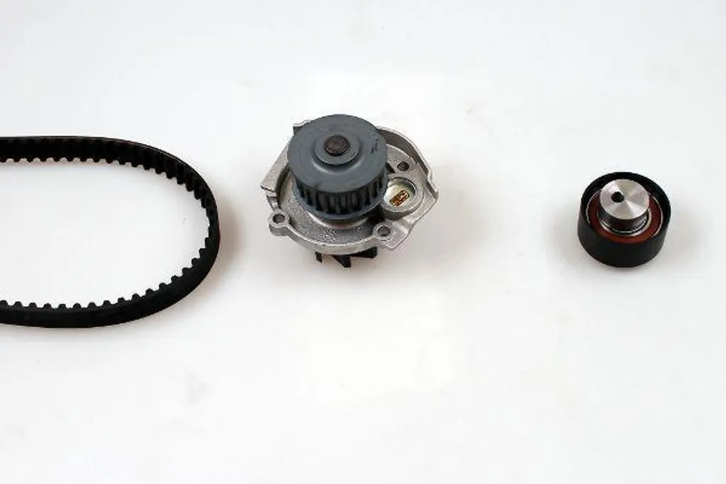 Pompe à Eau HEPU PK12010 Haute Performance et Kit Courroies OE 71777350