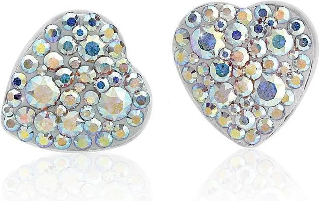 Bijou Cœur Multicolore JSB avec Pierres Swarovski® - Éclat Multidimension