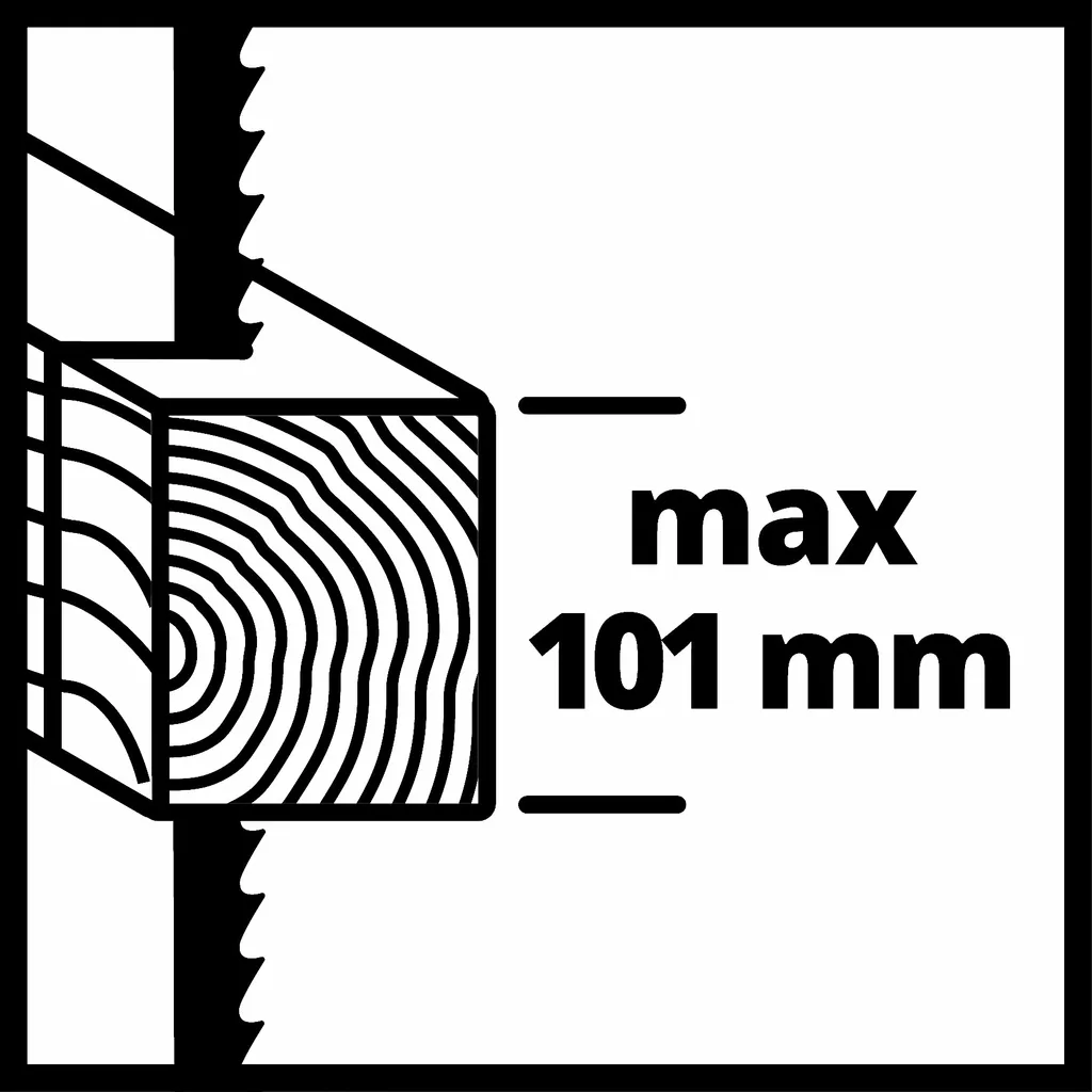 Scie à ruban TC-SB 245 L Einhell avec table inclinable et éclairage LED intégré - 15