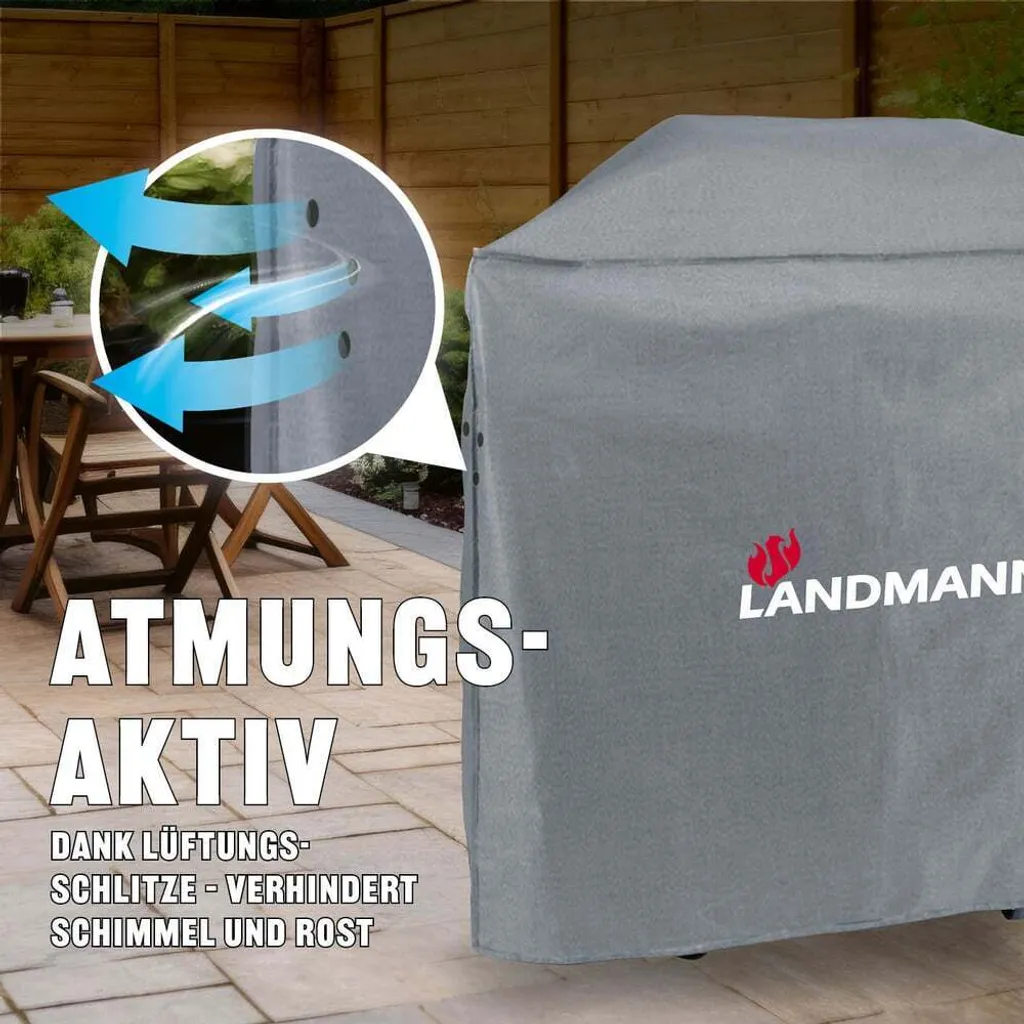 Housse Landmann Triton PTS 2.1 maxX en polyester robuste 59x127,5x117 cm