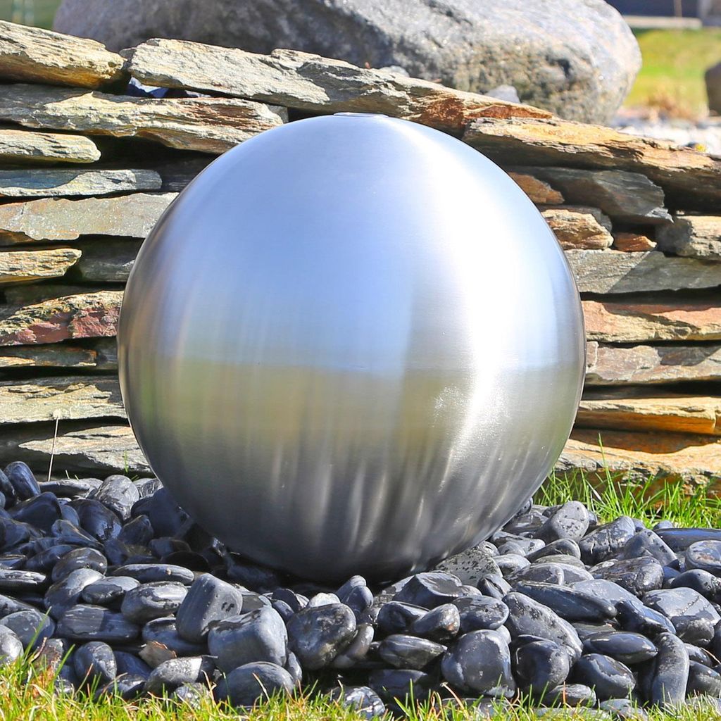 CLGarden Edelstahlkugel 38cm für Springbrunnen rostfreie Produktbild 