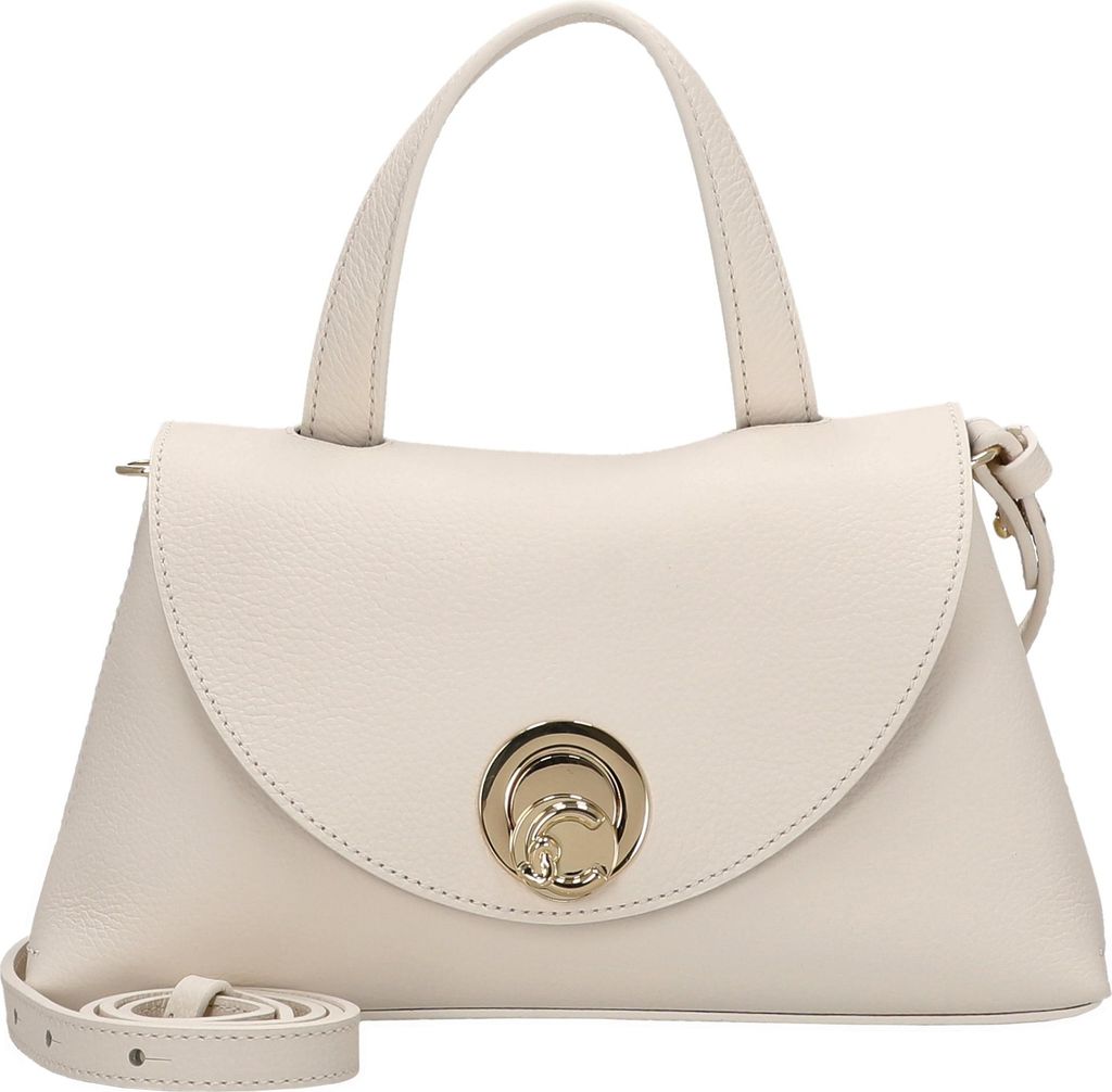 Coccinelle Nikla - Henkeltasche 26 cm (pearl/cognac)