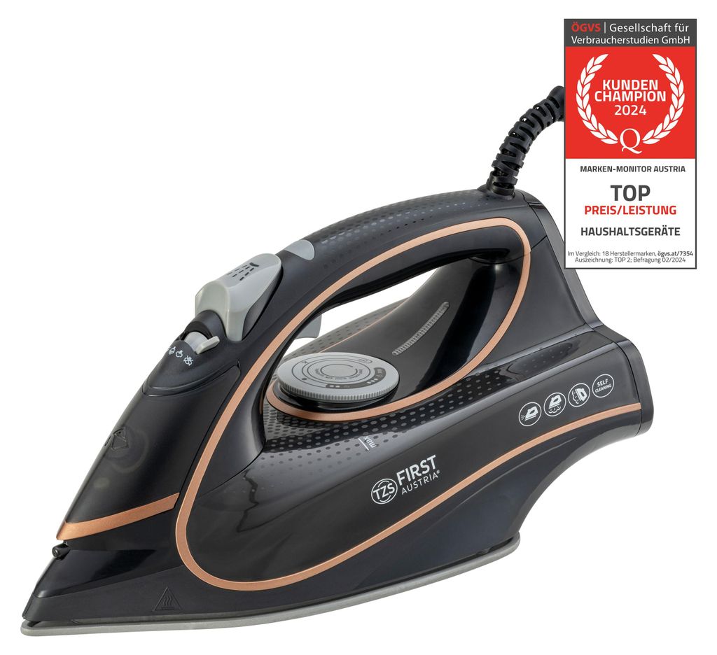 TZS First Austria - Fer à repasser à vapeur 3200 W - Image du produit 