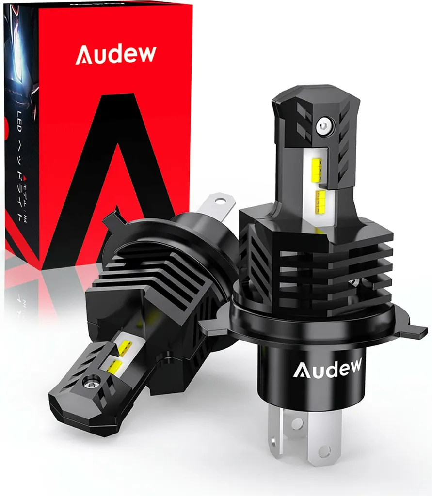 Lampadina LED Audew H4 26W 1500LM | Ideale per Fuoristrada e Outdoor