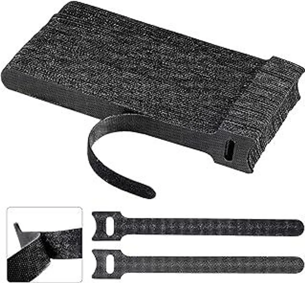 60x Fascette Stringicavo Velcro 150mm - Kit Professionale Ufficio