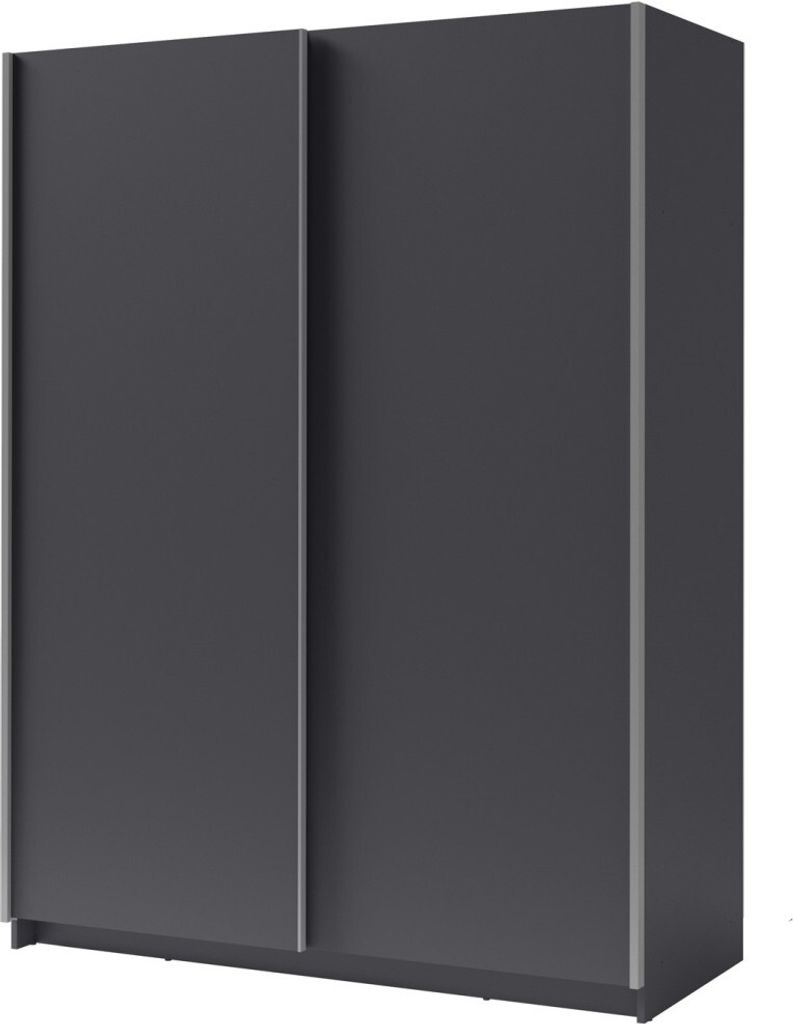 Meublorama MK-GOZO-GZ-U12257_U12257-II10-B*3C/117KG, 4 Regale, 2 Tür(en), Grau, MDF-Platten, 600 mm, 1500 mm