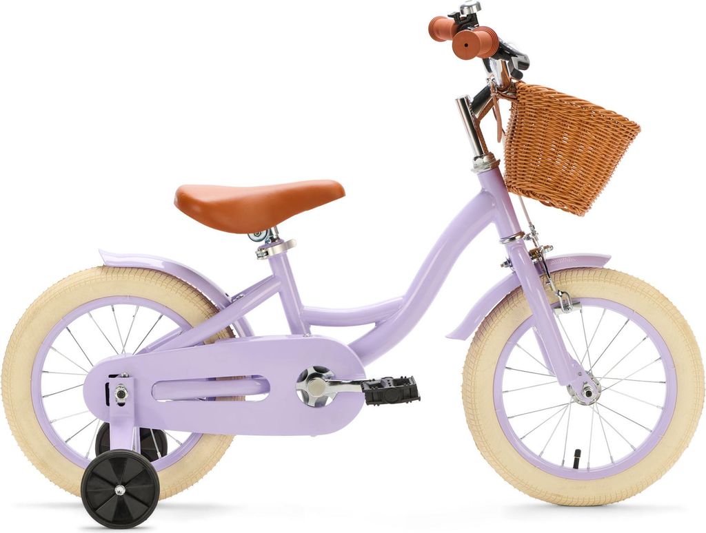 Génération Blanco 14 pouces Lila - Vélo enfant avec panier Image du produit 