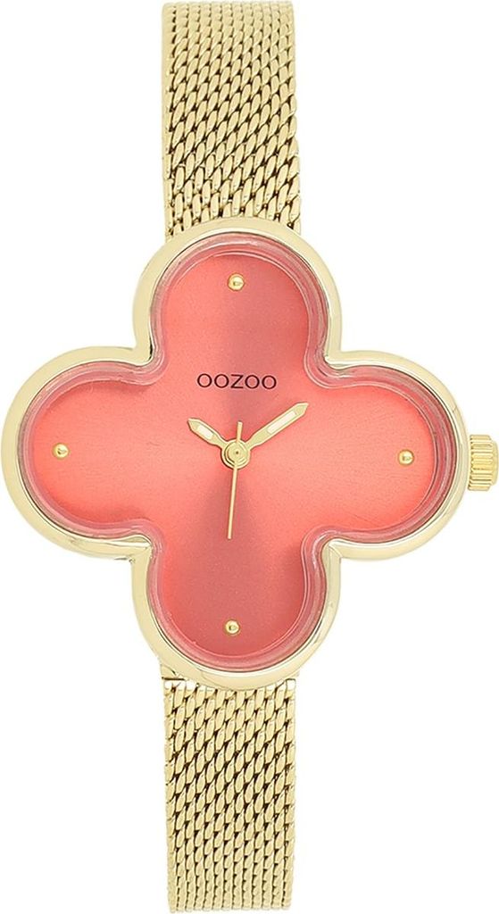 Oozoo Armbanduhr gold Metall Timepieces Damen Analog-Quarzuhr UOC11529
