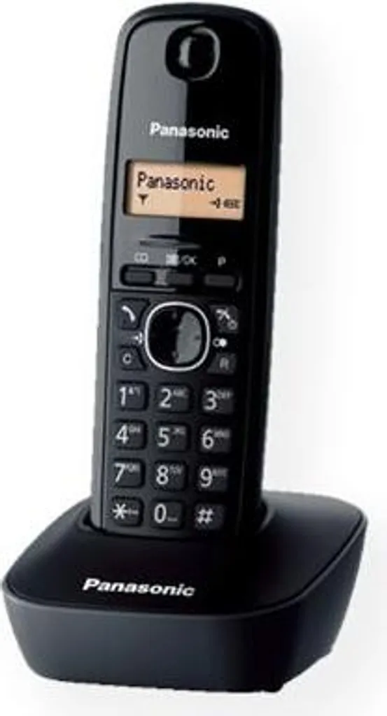Téléphone sans fil pour la maison Panasonic KX-TG1611FXH Noir DECT