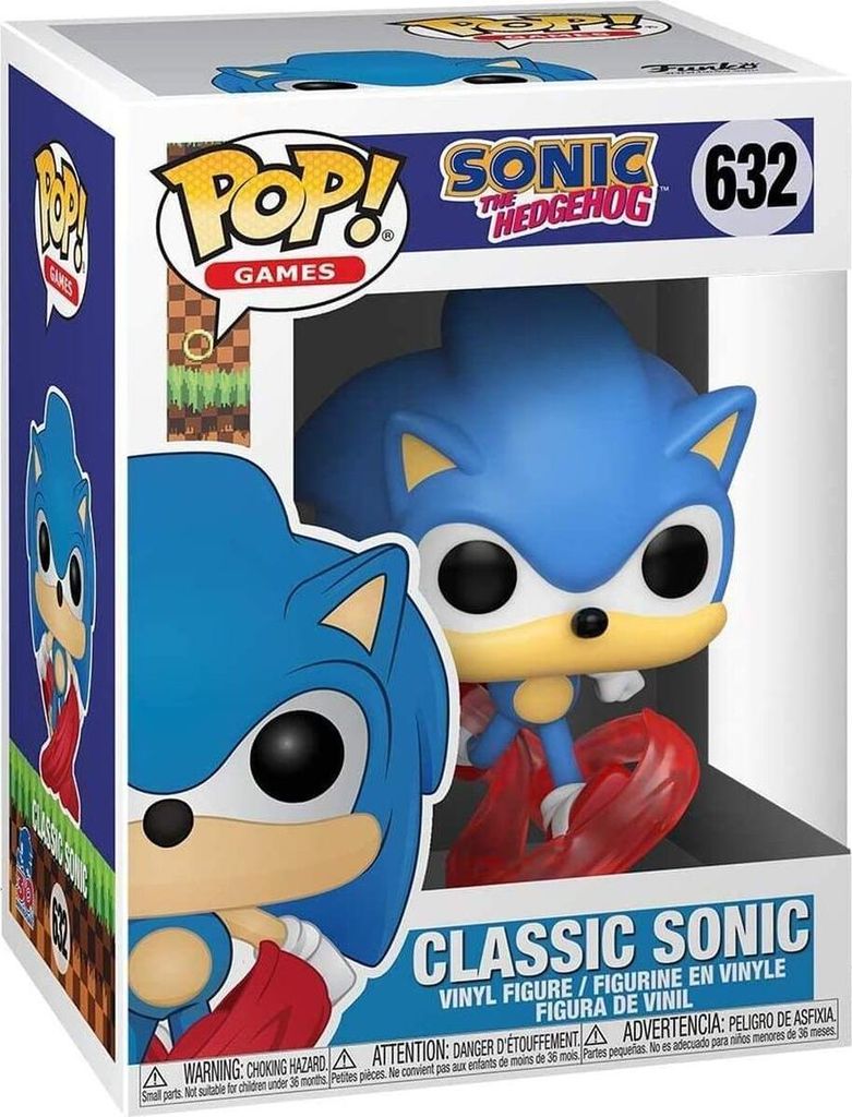 Sonic the Hedgehog - Classic Sonic 632 - Funko Pop! - Vinyl Produktbild 