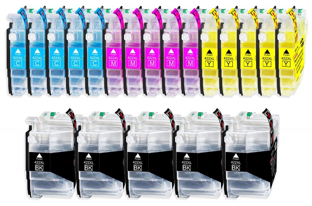 20er Pack Druckerpatronen 422 422XL kompatibel mit MFC-J5740 J5740DW
