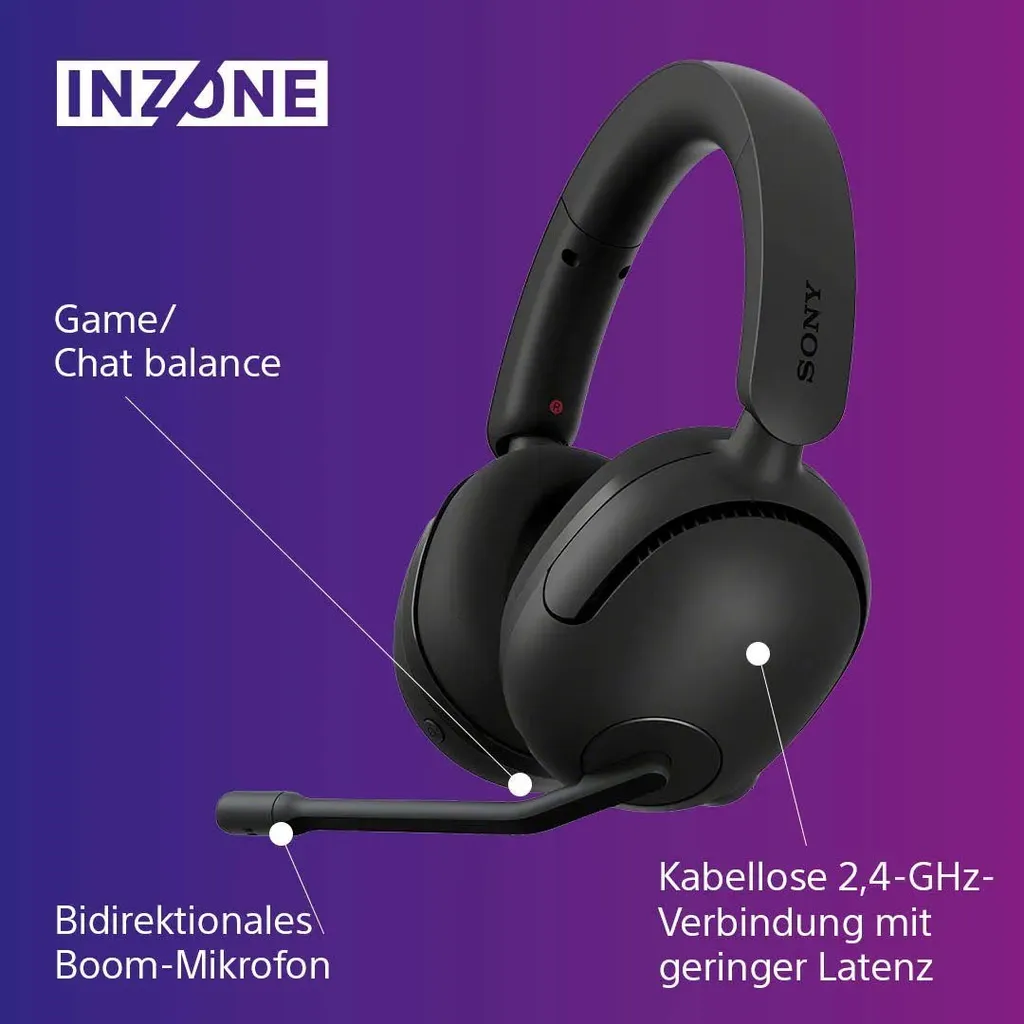 Sony WHG500B Casque Bluetooth Noir avec Réduction de Bruit Active - 10