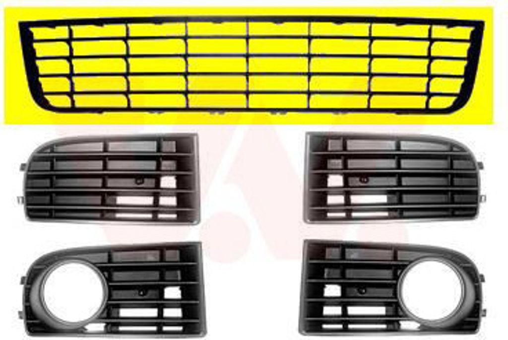 VAN WEZEL Lüftungsgitter Grill Stoßfänger für VW Golf V Produktbild 