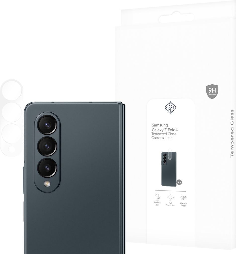 Schutzfolie Samsung Galaxy Z Fold4 - Panzerglas - Cazy - Transparant