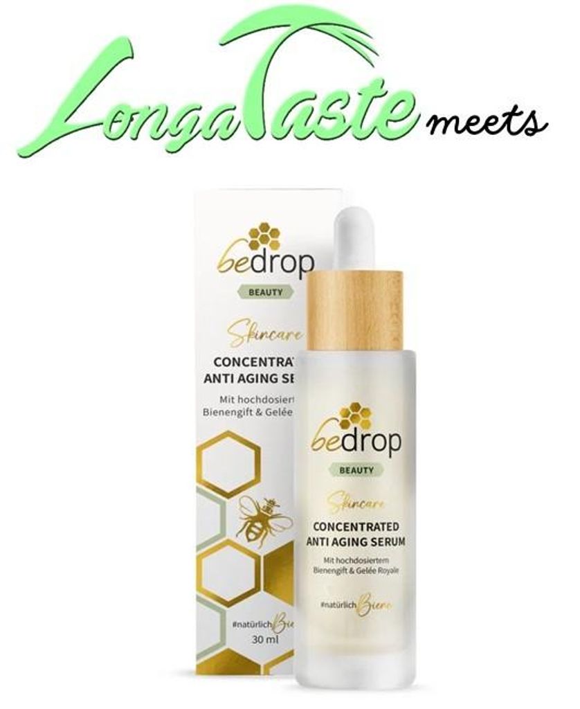 bedrop CONCENTRATED ANTI AGING SERUM Gesichtsserum mit hochdosiertem Bienengift & Gelée Royale 30ml