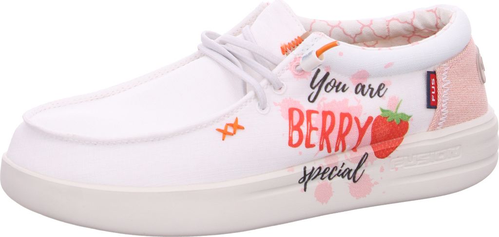 Fusion Sneaker in weiss/weiss kombi, Gr. 37 Produktbild 