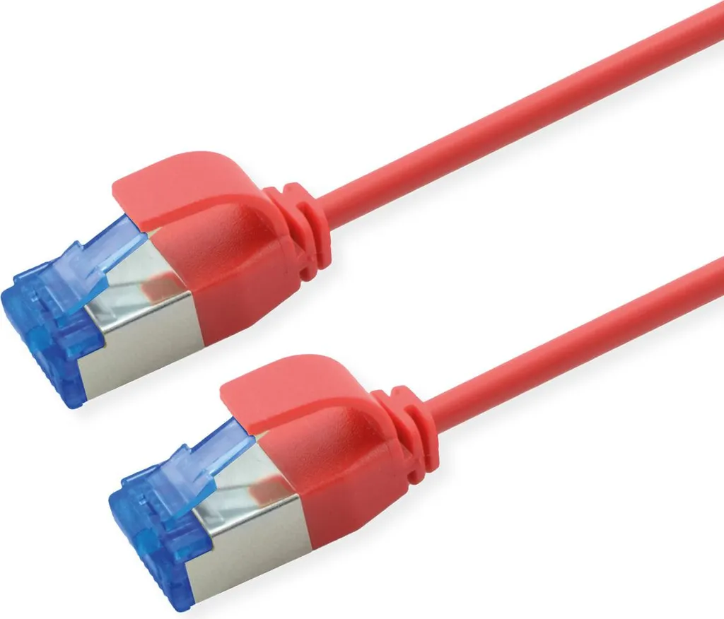 Cavo patch ROLINE Cat.6A (Classe EA) S/FTP (PiMF), LSOH, PoE, rosso, 7 m