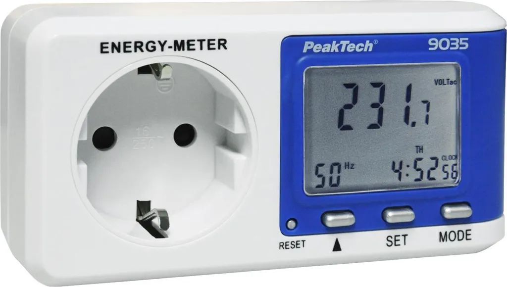 PeakTech 9035 Réduisez vos factures avec ce testeur de consommation 16A