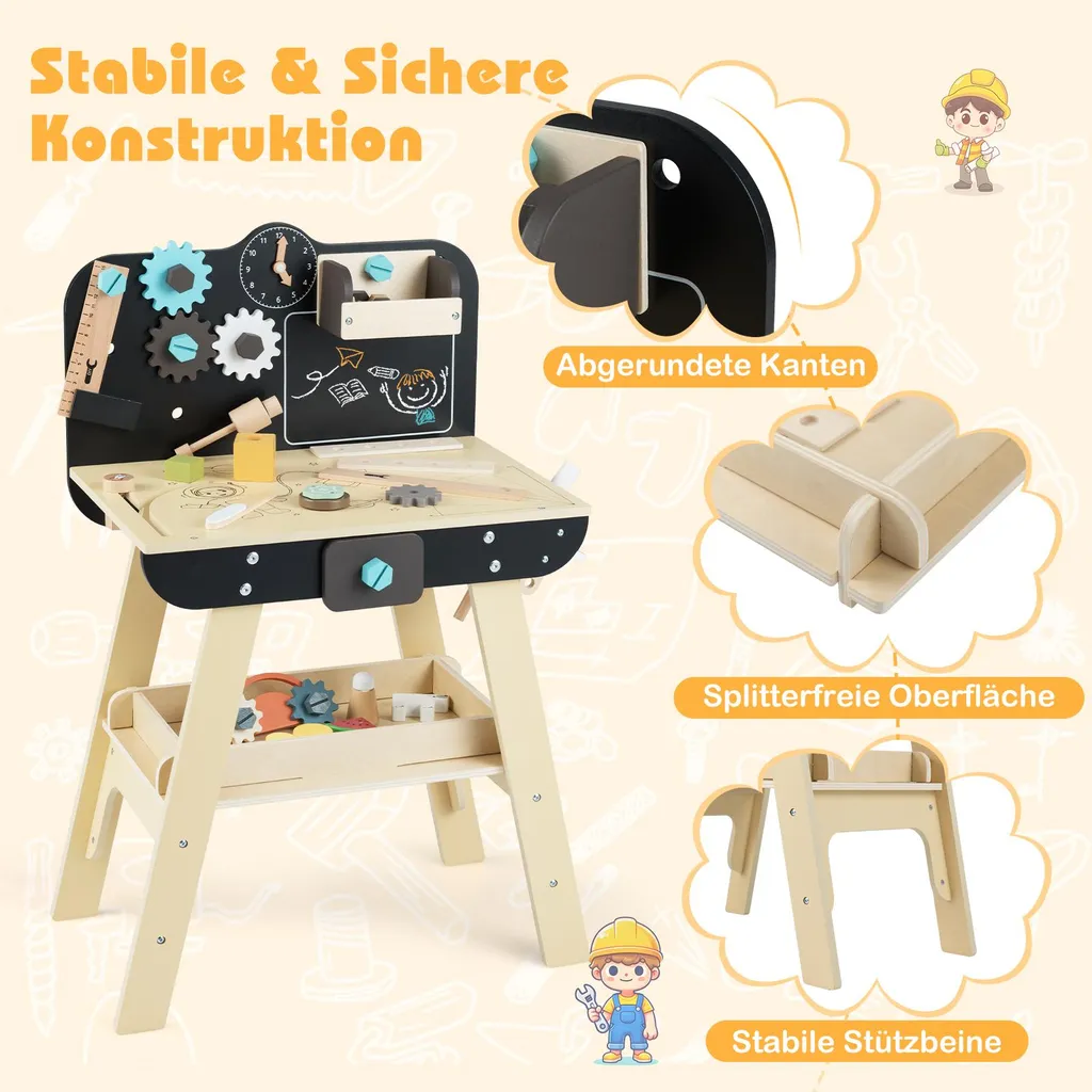 Jouet enfant 3 ans : établi Montessori Konoz Jouet enfant 3 ans : établi Montessori Konoz