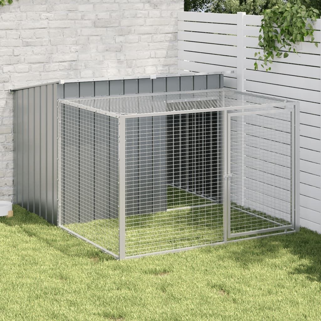Cuccia per cani con corridoio Antracite 153x194x110cm Immagine del prodotto 