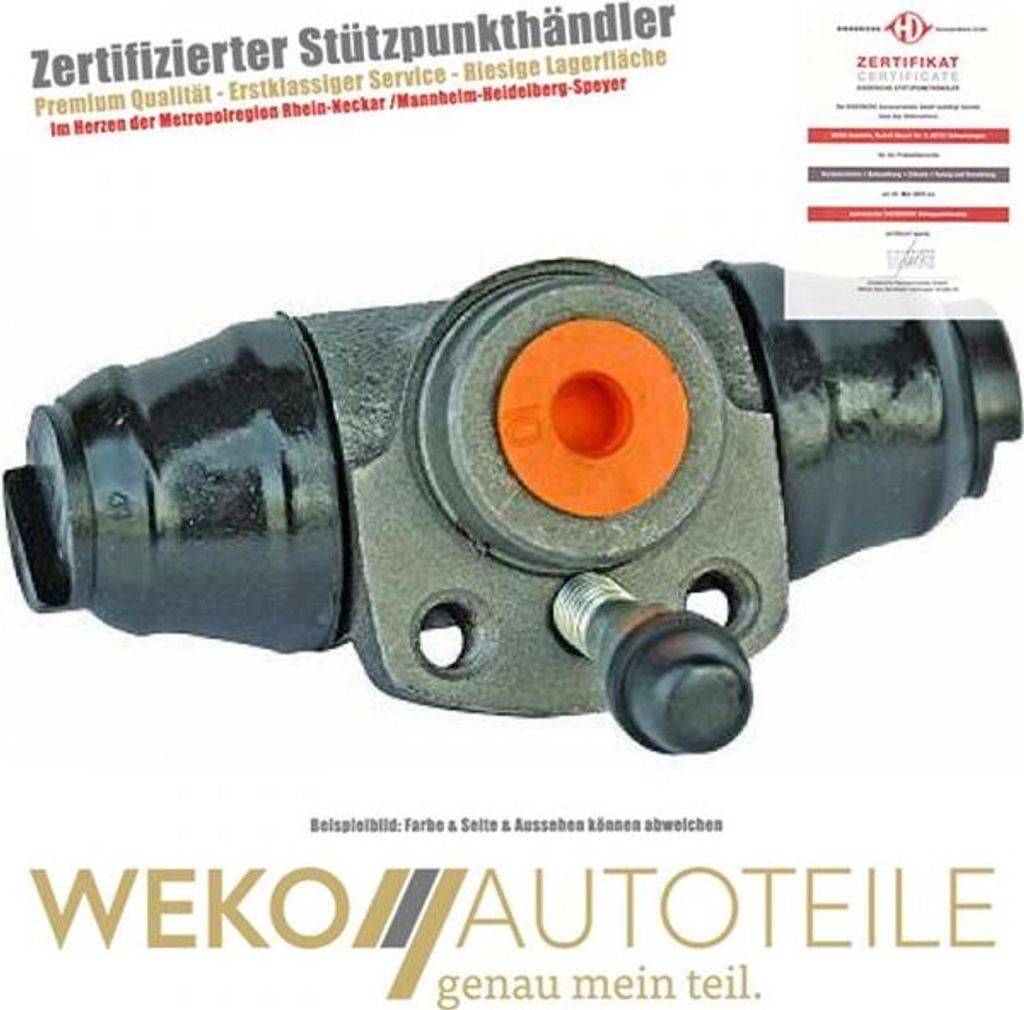Radbremszylinder hinten DIEDERICHS 1101508 für AUDI SEAT VW