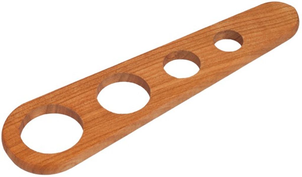 Hofmeister Holzwaren, Besteck Spaghettimaß, Nudel Pasta Maß, Portionierer, aus Kirschholz, geölt L225xB58xH9 mm, 11243