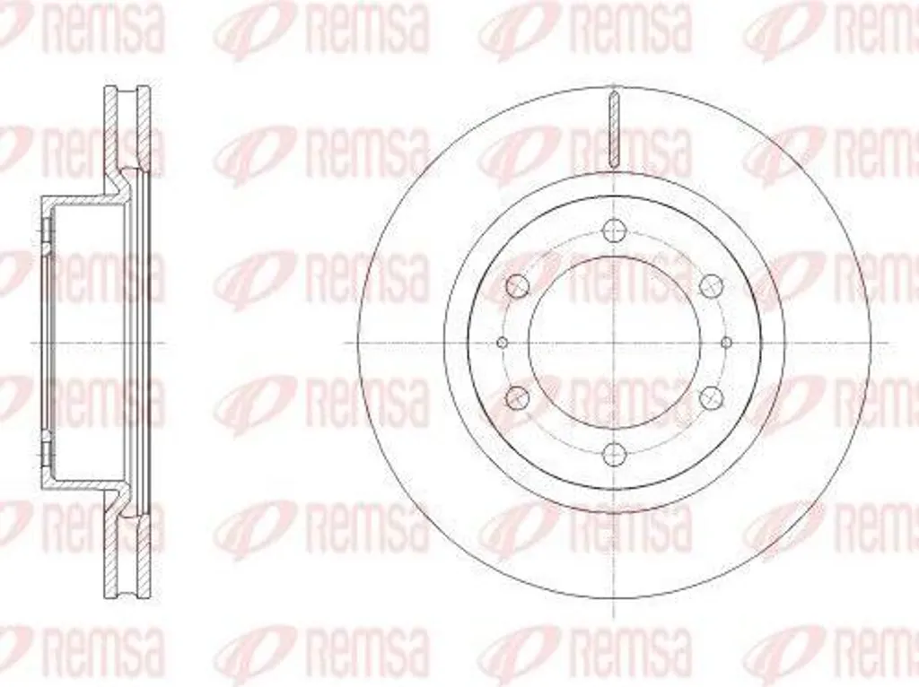 Disque de frein sans vibration pour Hilux - Corrige OE 435120K140