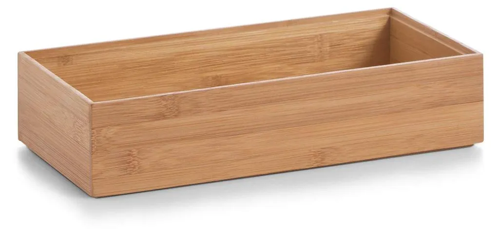 13333 Boîte de rangement en bambou naturel 30 x 15 cm - Organisateur