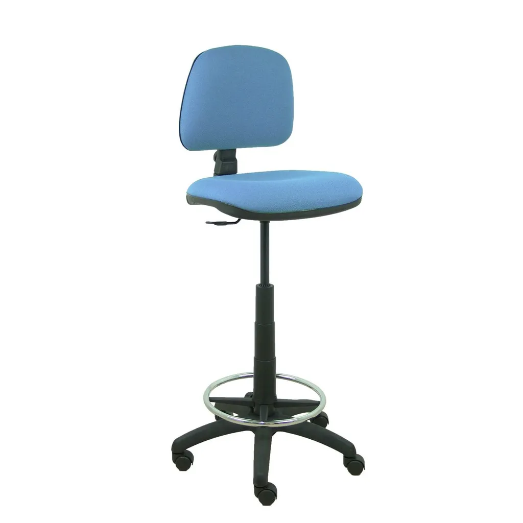 Tabouret de travail bleu ciel P&C CPB13RN idéal pour atelier ou bureau